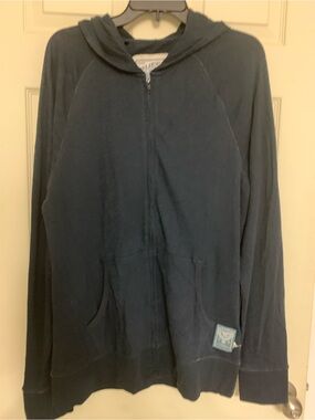 Buffalo David Bitton Men's Navy Zip Hoodie